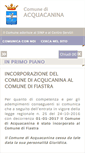 Mobile Screenshot of comune.acquacanina.mc.it